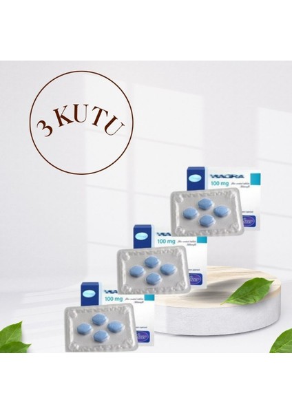 Viâgrâ_hâp 3 Kutu 100 Mg 4'lü Tablet Viagrâ4 100 Mg. Geciktiric_i Sertleştiric_i Istek ve Performans Artırıc_ı Orjinal Vîagrâ4 Hapları