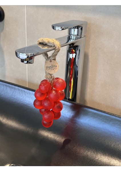 Meditacraft Üzüm Salkım Musluk Sabun / Kırmızı fırsatları