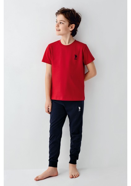 U.s. Polo Assn Erkek Çocuk Kırmızı Pijama Takımı fiyatları