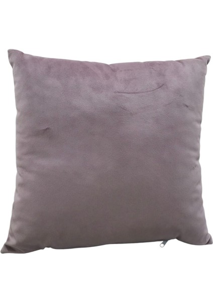 Boncuk Elyaf Dolgulu Kırlent-44-44 cm -Uzun Ömürlü Kalın Kumaş-