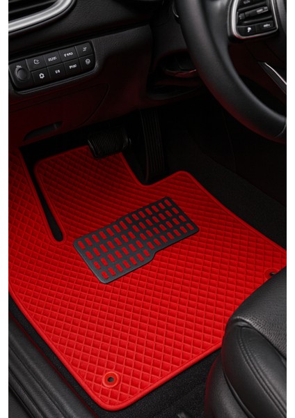 Fiat Punto Evo 2009-2012 Aracınıza Özel Eva Paspas Kırmızı | Kaymaz ve Yıkanabilir Taraftar Oto Paspas fırsatları