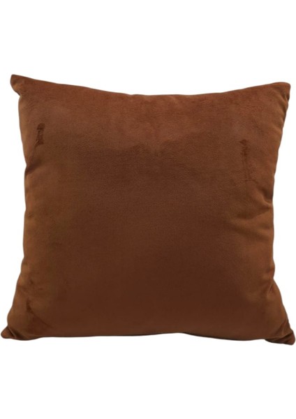 Boncuk Elyaf Dolgulu Kırlent-44-44 cm -Uzun Ömürlü Kalın Kumaş-