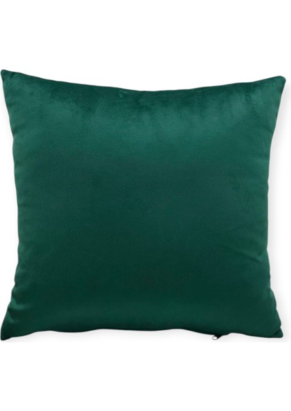 Boncuk Elyaf Dolgulu Kırlent-44-44 cm -Uzun Ömürlü Kalın Kumaş-