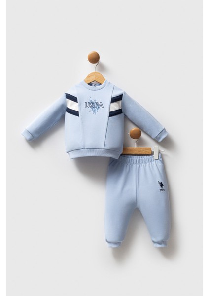 U.s. Polo Assn Erkek Bebek Mavi Bebek Takımları
