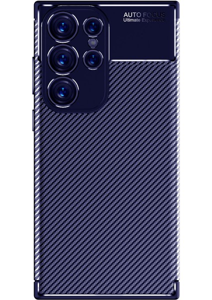 Galaxy S23 Ultra Kılıf Nxxa Negro Silikon Kapak-Lacivert