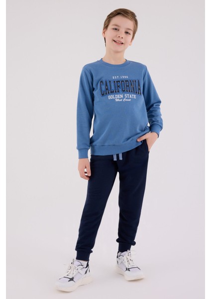 Erkek Çocuk Mavi Eşofman Takımı fiyatları