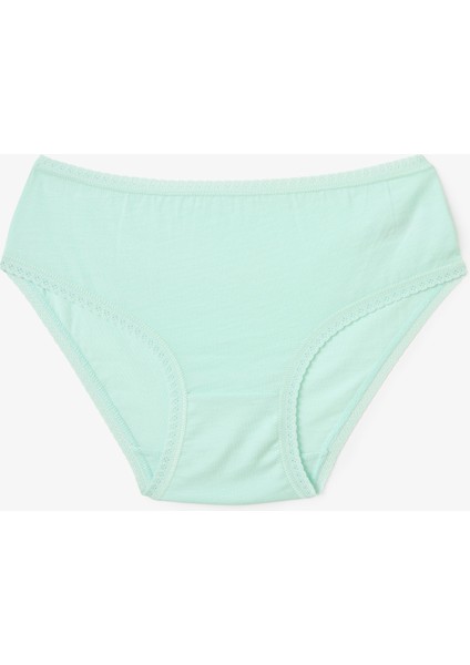 Karışık Renkli Kız Çocuk Pretty Fairy Peri Baskılı 5'li Külot