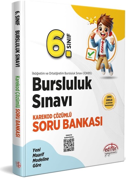 6. Sınıf Bursluluk Sınavı Soru Bankası Editör Yayınları