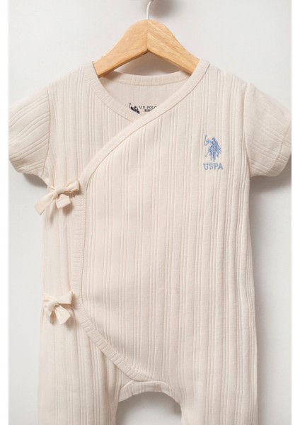 U.s Polo Assn Erkek Bebek Tulum Ekru Düz fiyatları