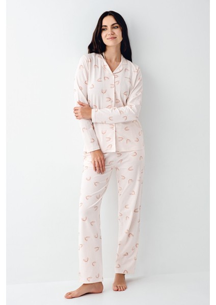 Kadın Pembe Gömlek Pijama fiyatları