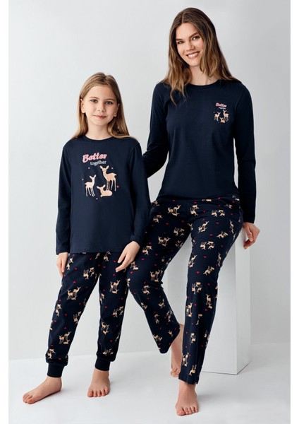 Kız Çocuk Lacivert Pijama Takımı fiyatları
