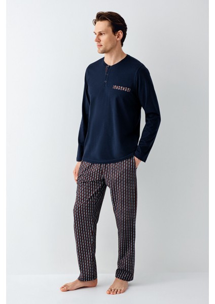 Erkek Lacivert Pijama Takımı fiyatları