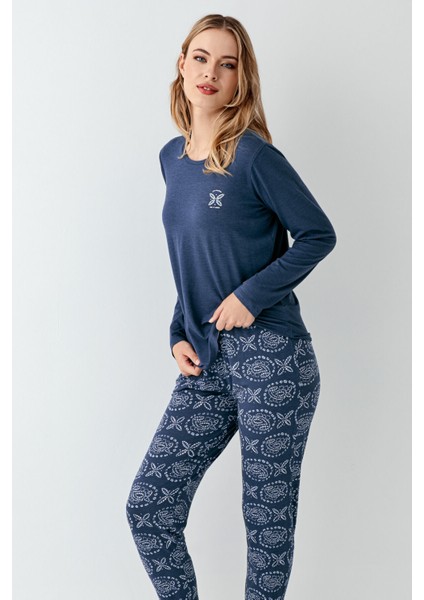 Kadın Mavi Pijama Takımı fiyatları