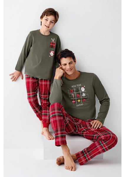 Erkek Çocuk Yeşil Pijama Takımı fiyatları