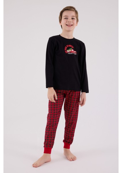 Erkek Çocuk Siyah Pijama Takımı fırsatları