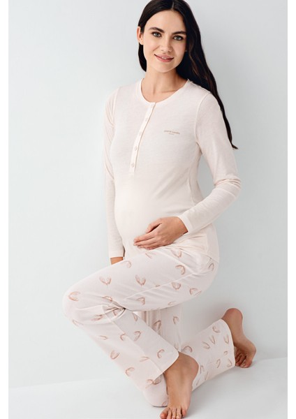 Kadın Pembe Pijama Takımı