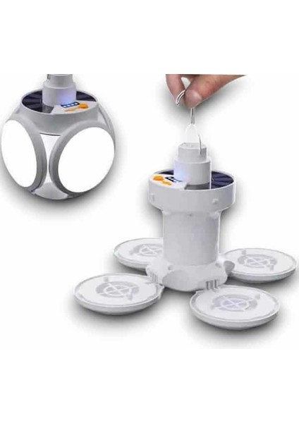 5 Kanatlı Solar Lamba