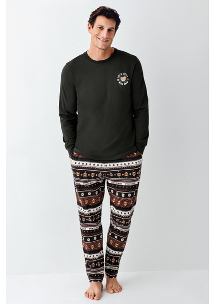 Erkek Gri Pijama Takımı modelleri