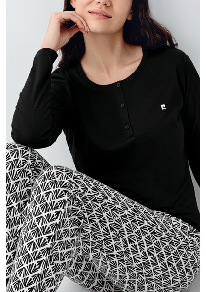 Kadın Siyah Pijama Takımı modelleri