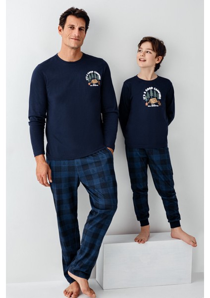 Erkek Çocuk Lacivert Pijama Takımı fiyatları