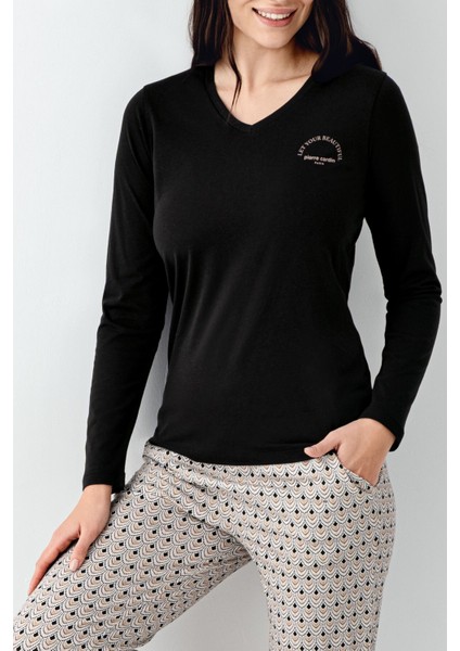 Kadın Siyah Pijama Takımı modelleri