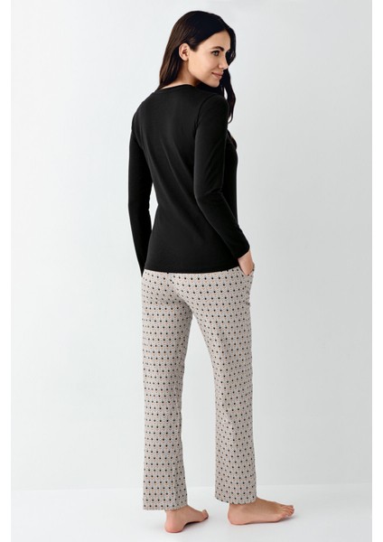 Kadın Siyah Pijama Takımı fırsatları