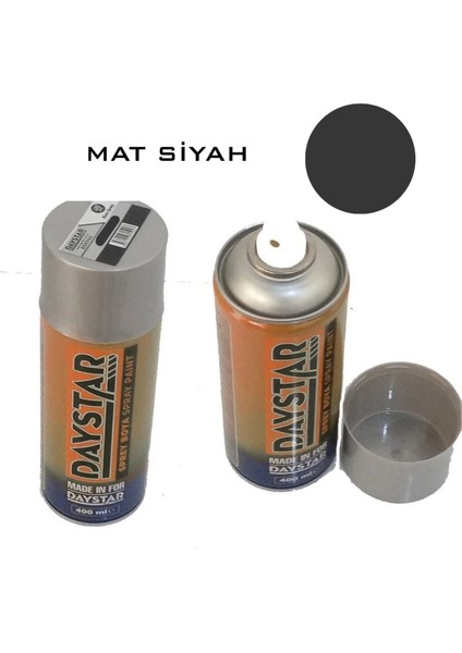 Mat Siyah Sprey Boya 400 ml