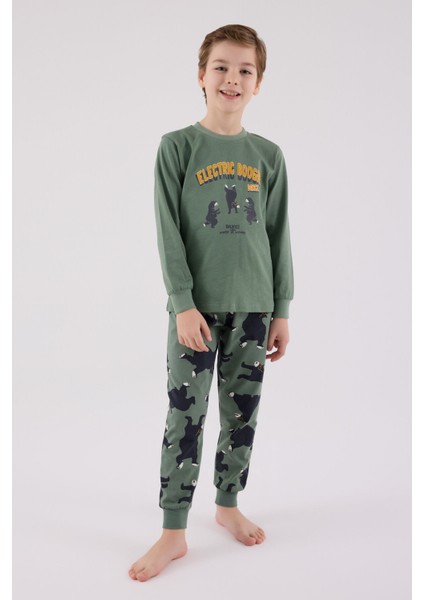 Erkek Çocuk Yeşil Pijama Takımı fiyatları