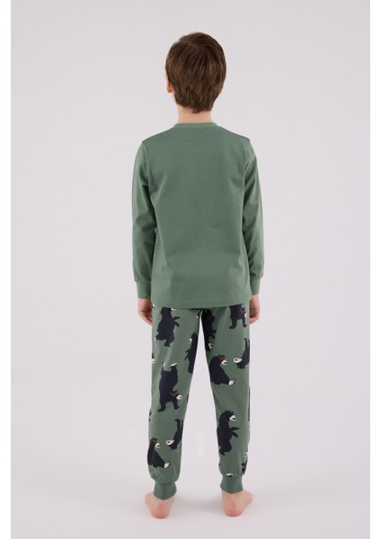 Erkek Çocuk Yeşil Pijama Takımı indirimleri