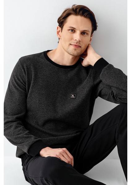 Erkek Siyah Pijama Takımı