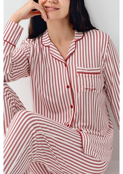 Kadın Kırmızı Gömlek Pijama fiyatları
