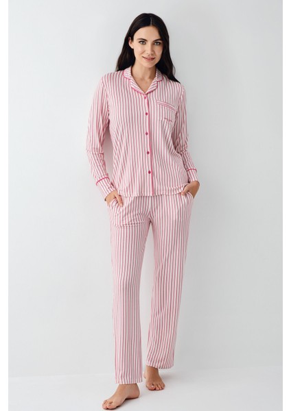 Kadın Pembe Gömlek Pijama fiyatları