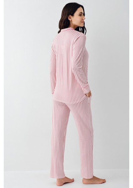 Kadın Pembe Gömlek Pijama fırsatları