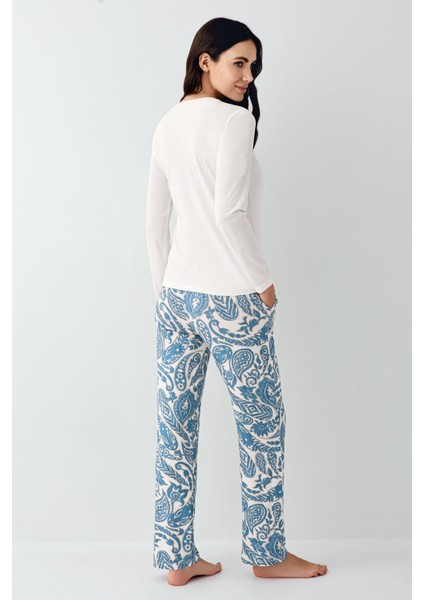 Kadın Krem Pijama Takımı fırsatları