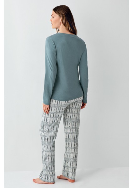 Kadın Yeşil Pijama Takımı fırsatları