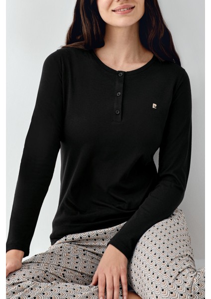 Kadın Siyah Pijama Takımı modelleri