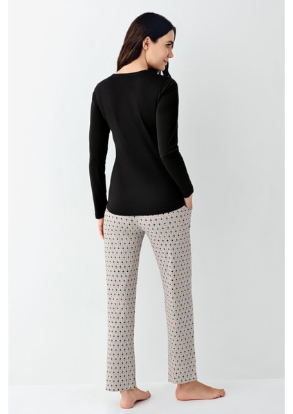 Kadın Siyah Pijama Takımı fırsatları