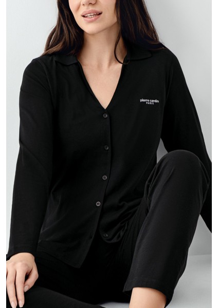 Kadın Siyah Pijama Takımı modelleri