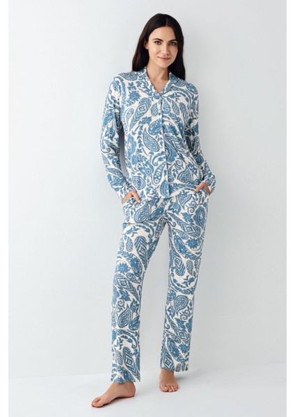 Kadın Krem Pijama Takımı fiyatları