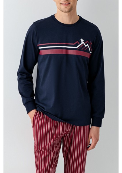 Erkek Lacivert Pijama Takımı fırsatları