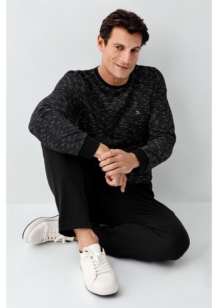 Erkek Siyah Pijama Takımı