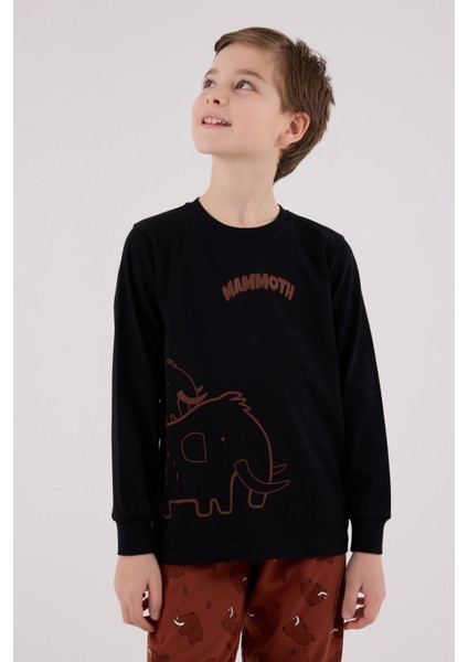 Erkek Çocuk Siyah Pijama Takımı fırsatları