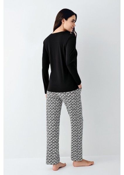 Kadın Siyah Pijama Takımı fırsatları