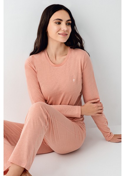 Kadın Pembe Pijama Takımı