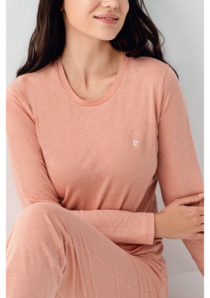 Kadın Pembe Pijama Takımı modelleri