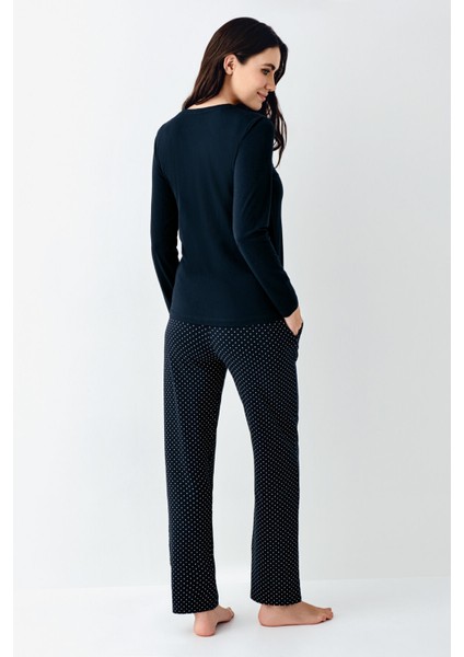 Kadın Lacivert Pijama Takımı fırsatları