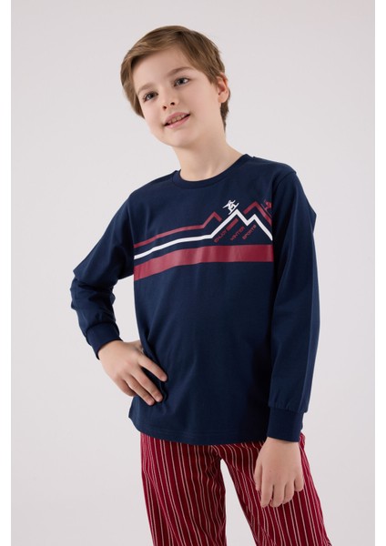 Erkek Çocuk Lacivert Pijama Takımı fırsatları