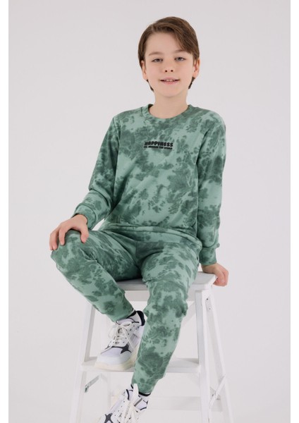 Erkek Çocuk Yeşil Eşofman Takımı