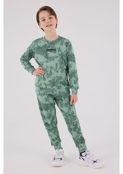 Erkek Çocuk Yeşil Eşofman Takımı modelleri