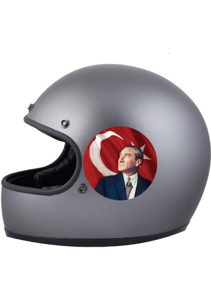 Atatürk ve Türk Bayrağı Sticker, Gazi Mustafa Kemal Atatürk Sticker, Araba Oto Motosiklet Karavan Sticker 00629 fırsatları
